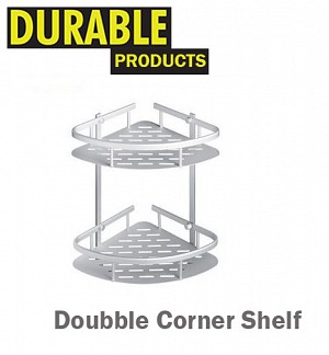 Doubble Corner Shelf Aluminum